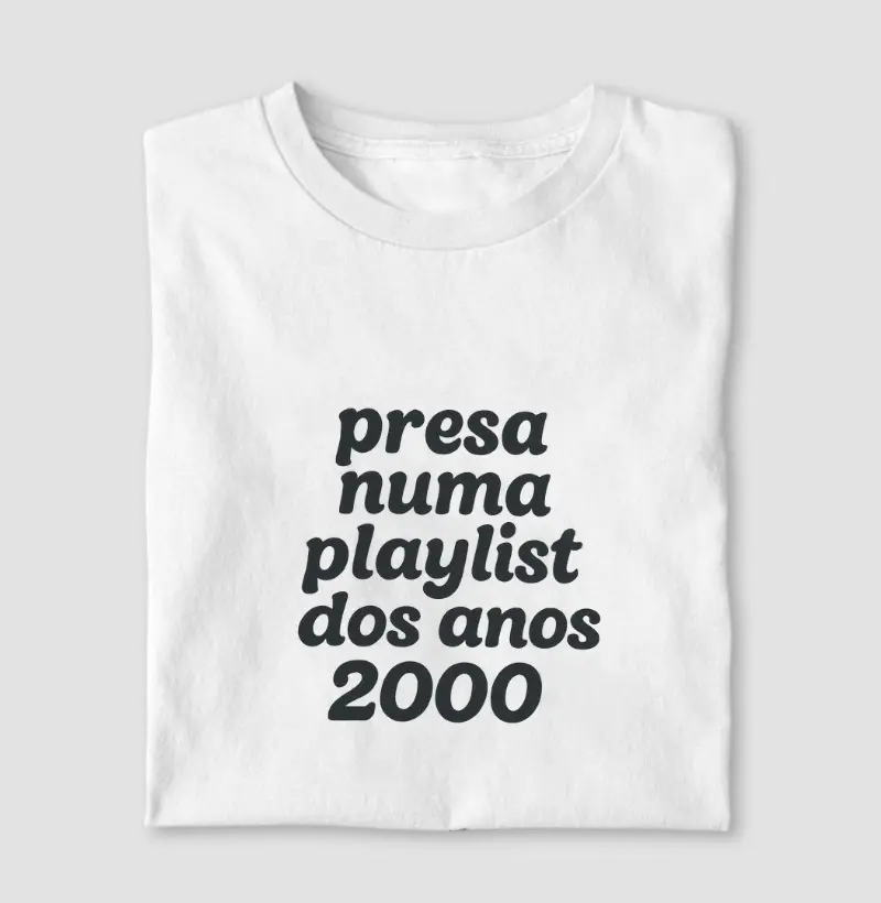 presa numa playlist dos anos 2000