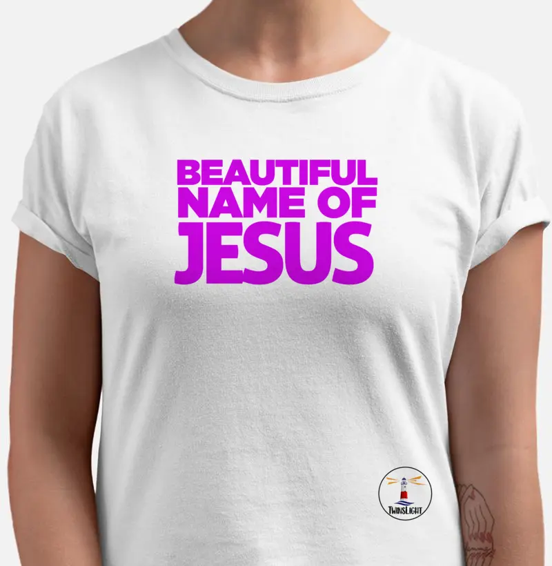 Beautiful name of Jesus camiseta qualidade Reserva