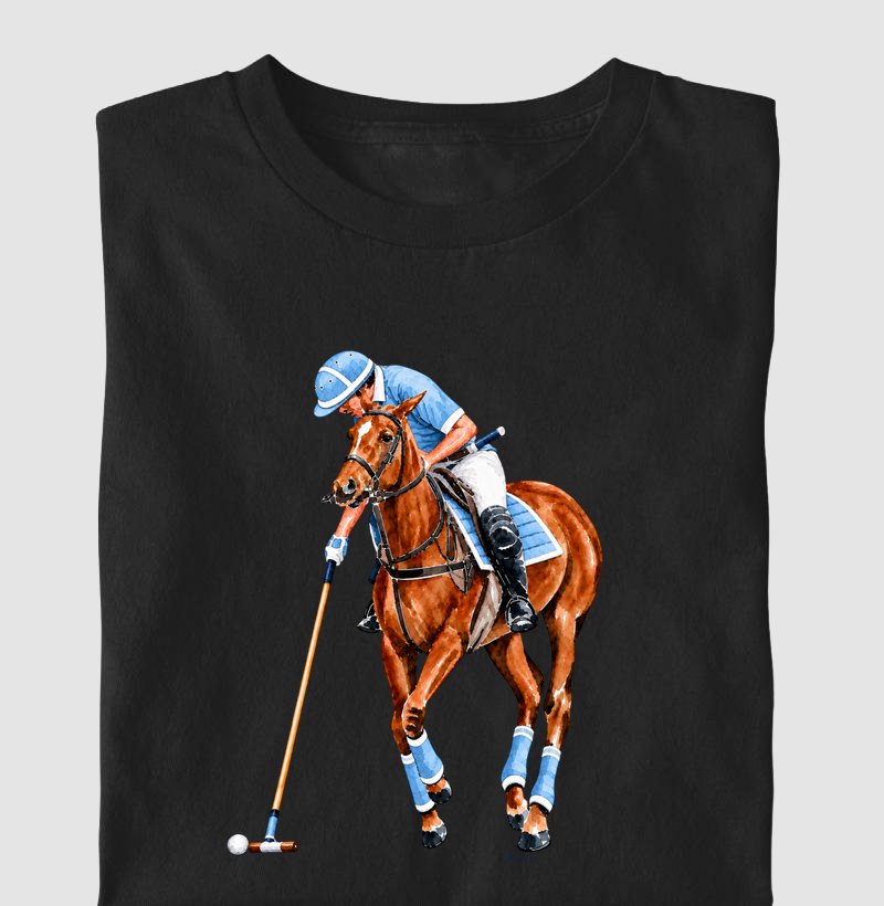 Polo -  Celeste - Camiseta Infantil