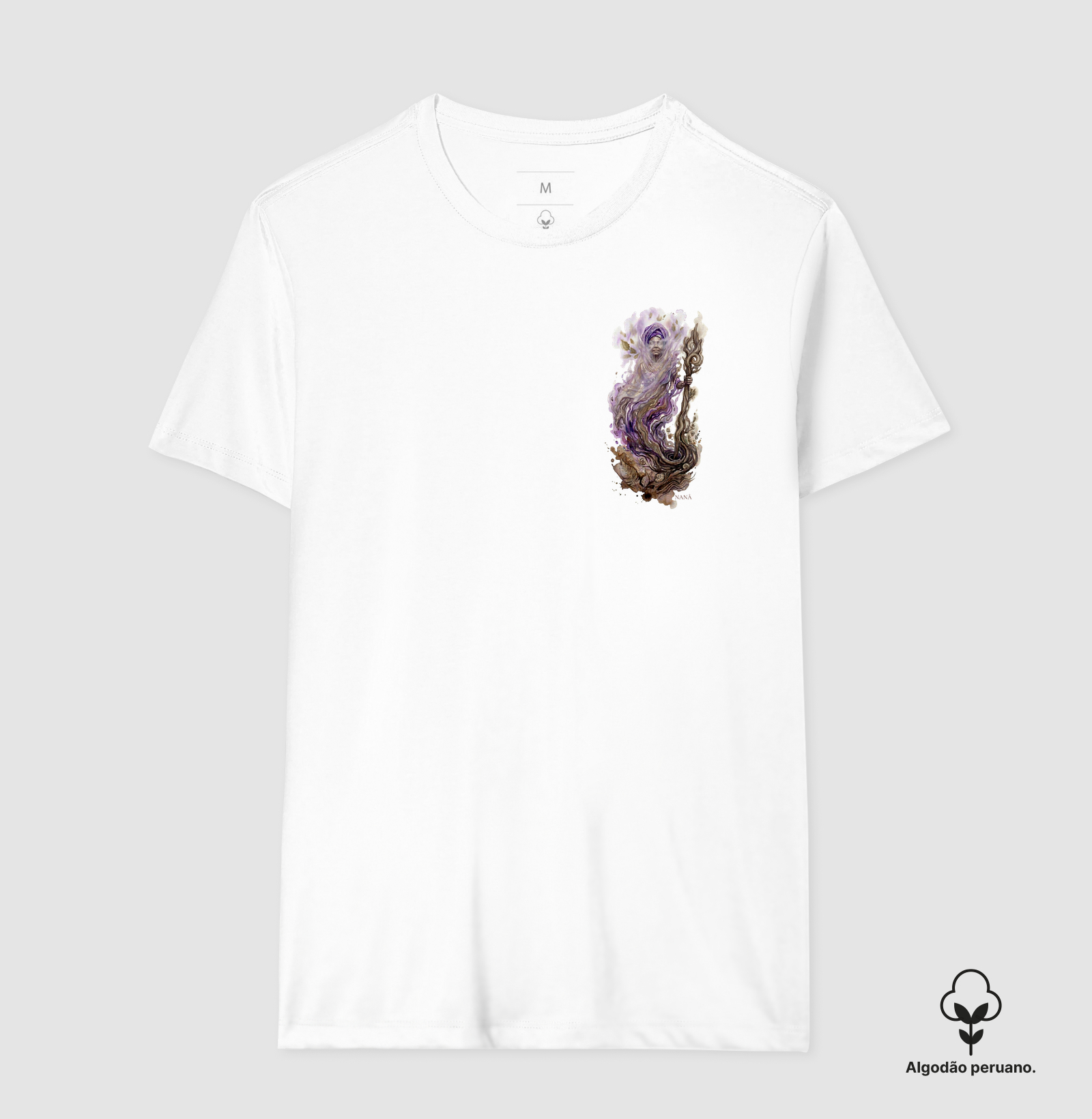 Camiseta Nanã – Coleção Orixás Algodão Peruano