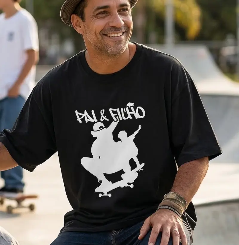 Pai e Filho SK8 - Oversized
