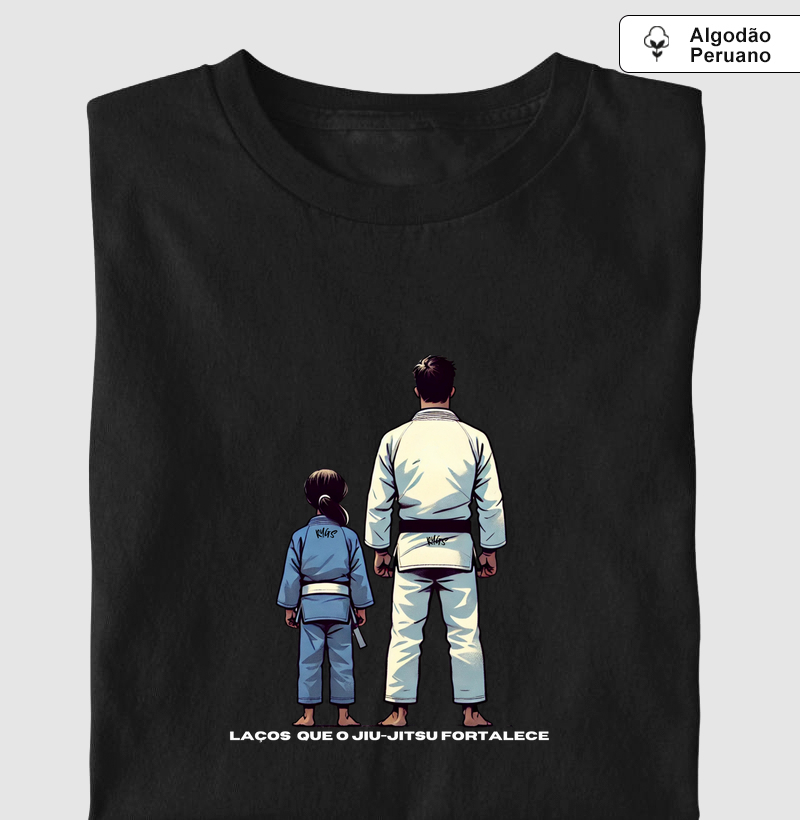 Laços  que o Jiu-Jitsu fortalece, Pai e Filha