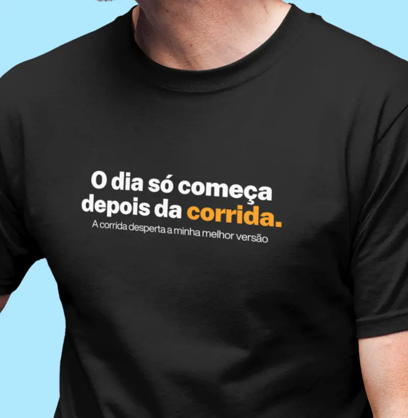 O dia só começa depois da corrida