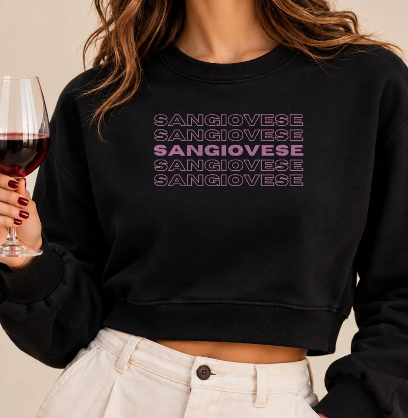 Camiseta Sangiovese - Cropped Moletom