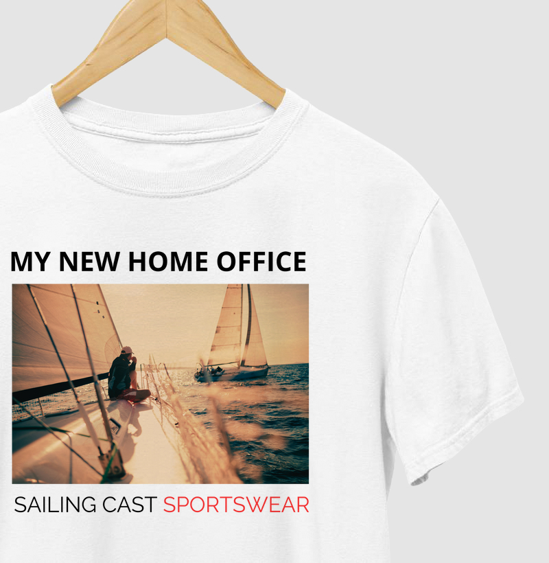 Camiseta Algodão Sailing Cast Home Office