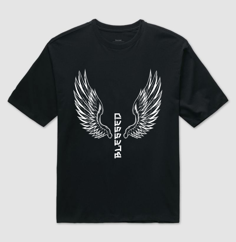BLESSED - Camiseta Oversized