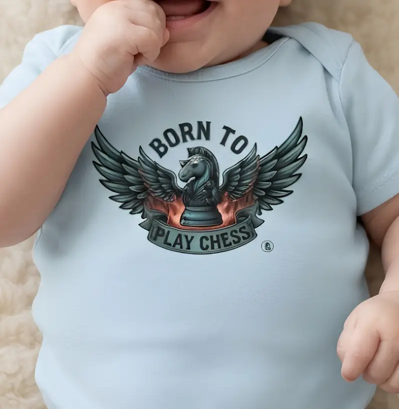 BORN TO PLAY CHESS - Body Infantil