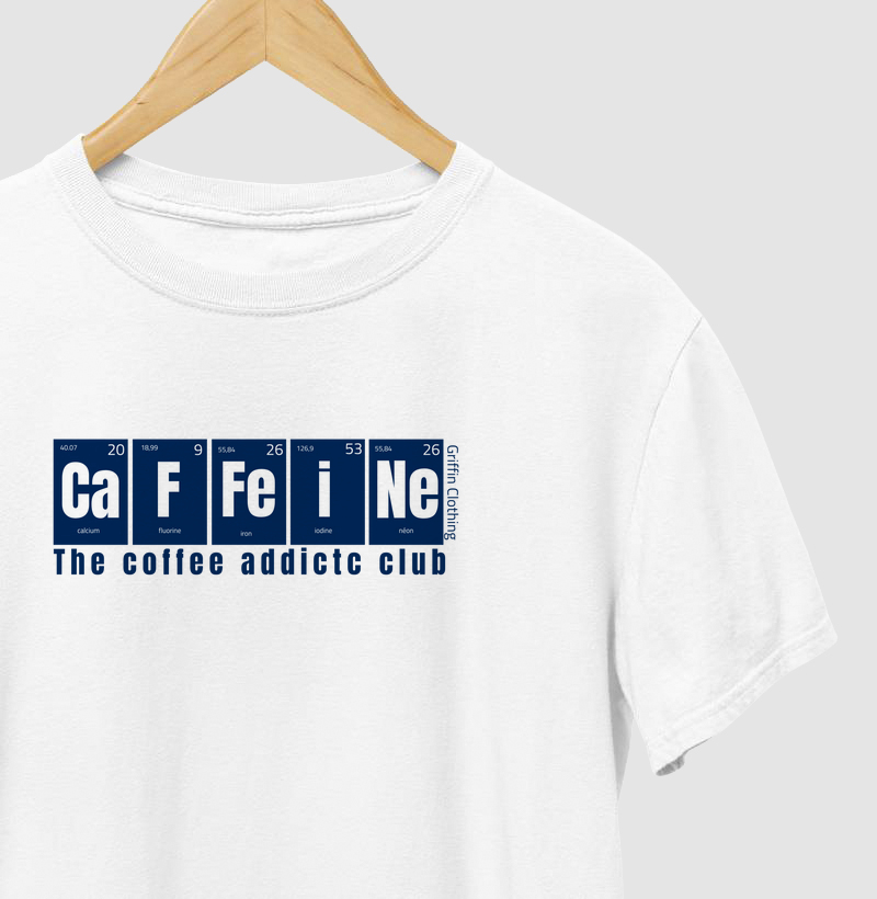 CAMISETA MASCULINA CAFFEINE