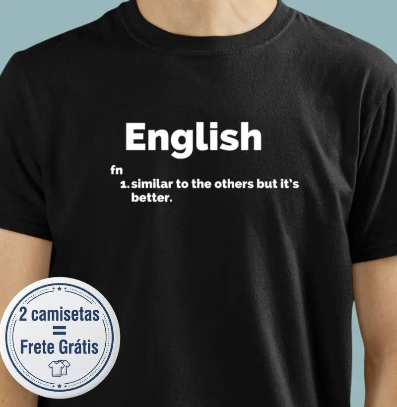 Camiseta Premium - Inglês