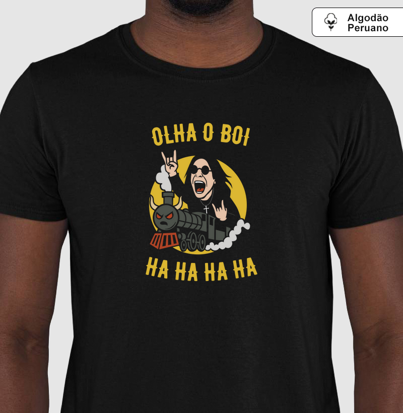 Olha o Boi (Crazy Train) - Algodão Peruano