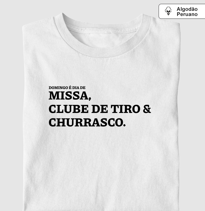 Missa, Clube de Tiro & Churrasco - Algodão Peruano