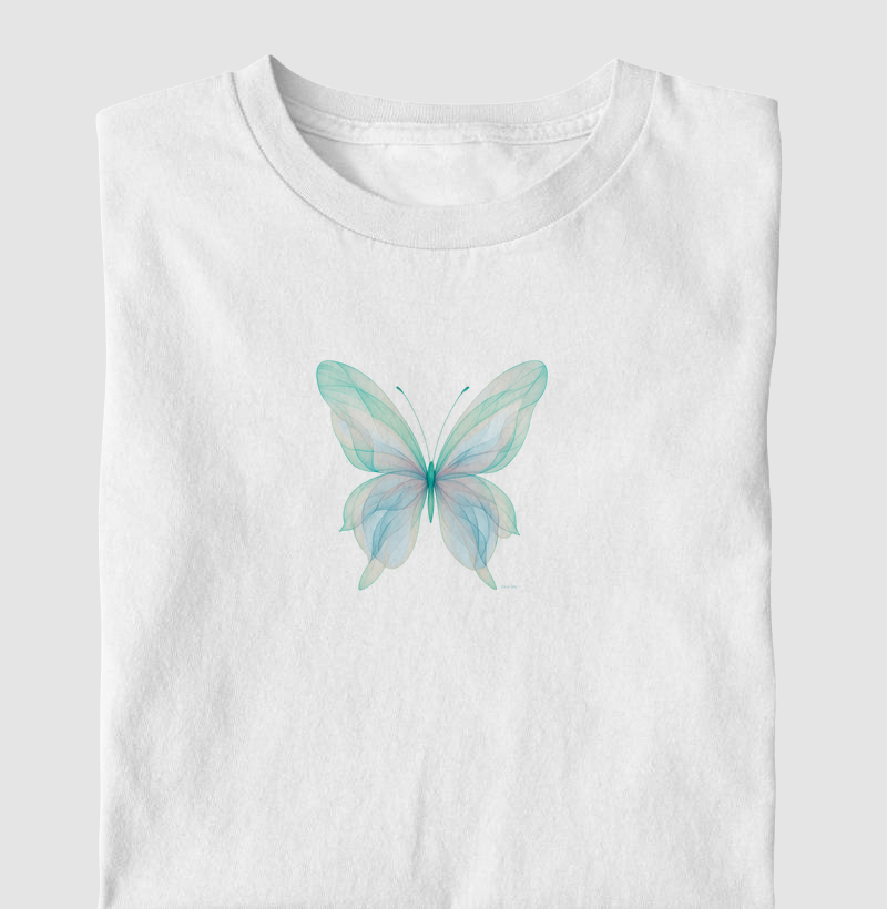 Borboleta Verde e Azul