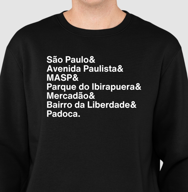 São Paulo - Suéter Moletom