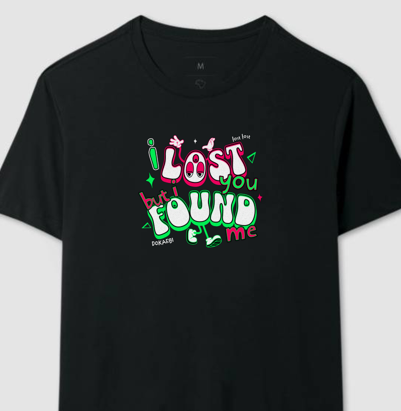 Camiseta Lost - Preta