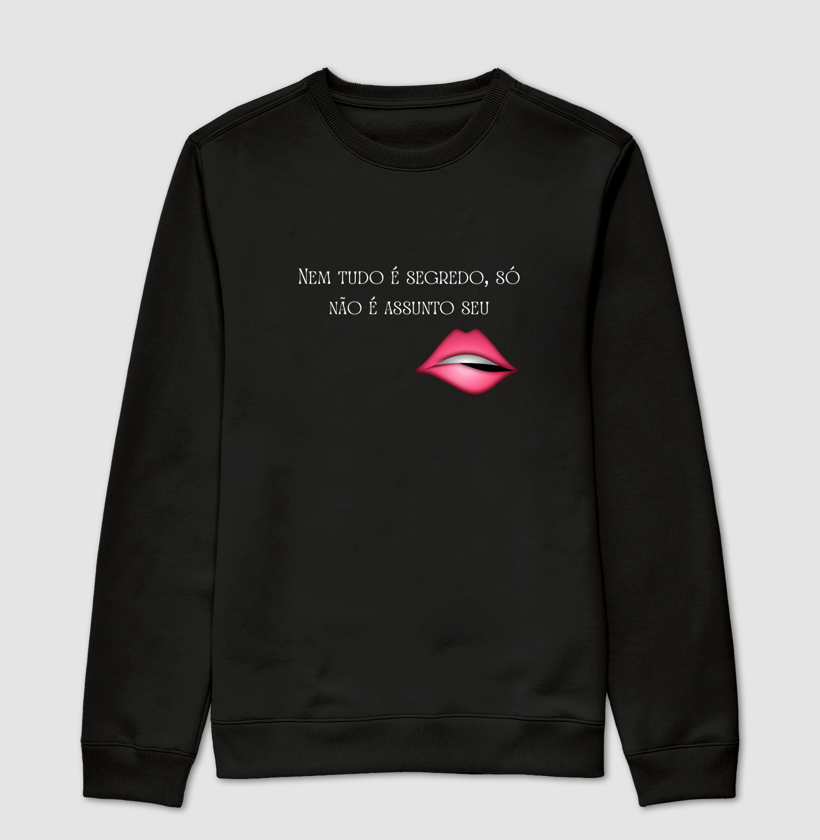 Camiseta nem tudo é segredo