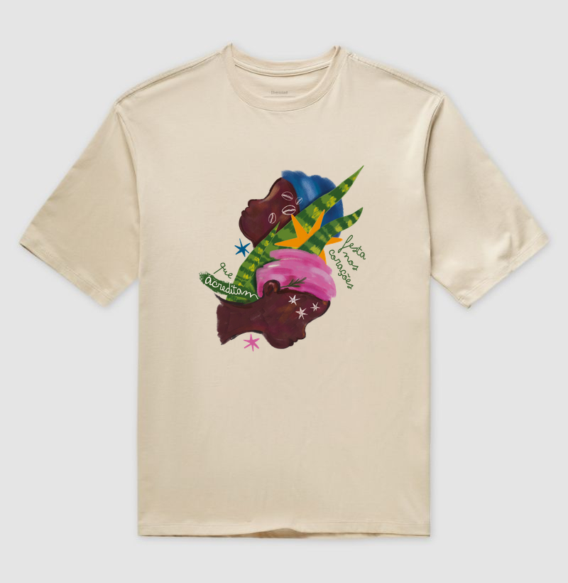 Cosme & Damião - by Lívia Anzai - Camiseta Oversized