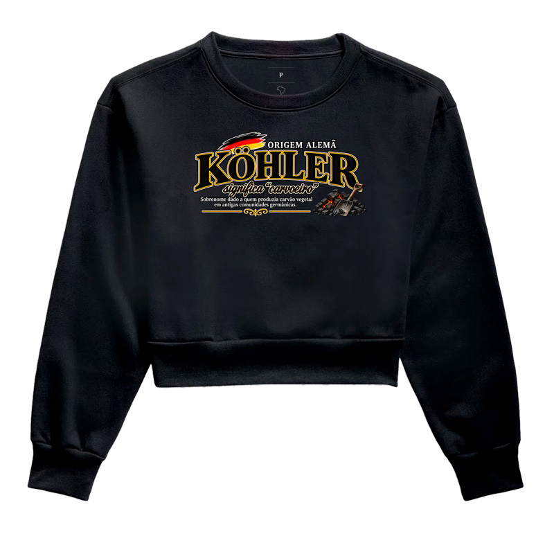 Köhler  - Cropped Moletom