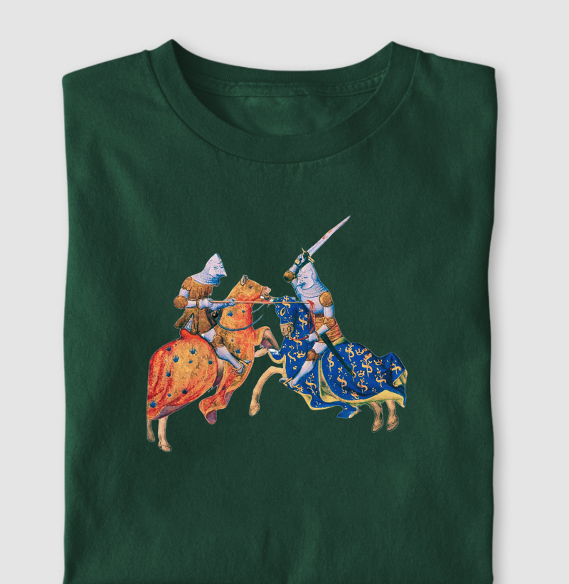 Camiseta O Encontro das Lanças – Manuscrito Histoire Romaine