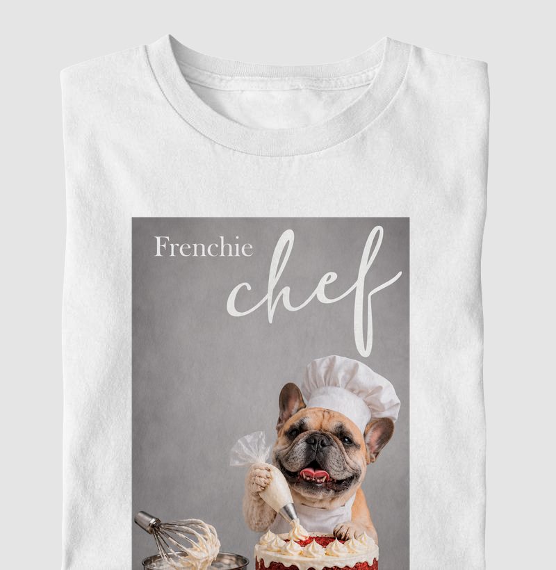 🍰🐾 Frenchie Chef Confeiteiro Caramelo 👨‍🍳✨