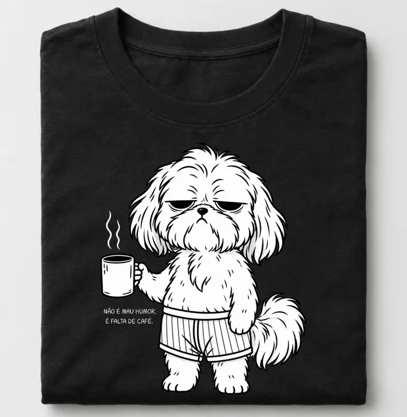 É falta de café - Camiseta