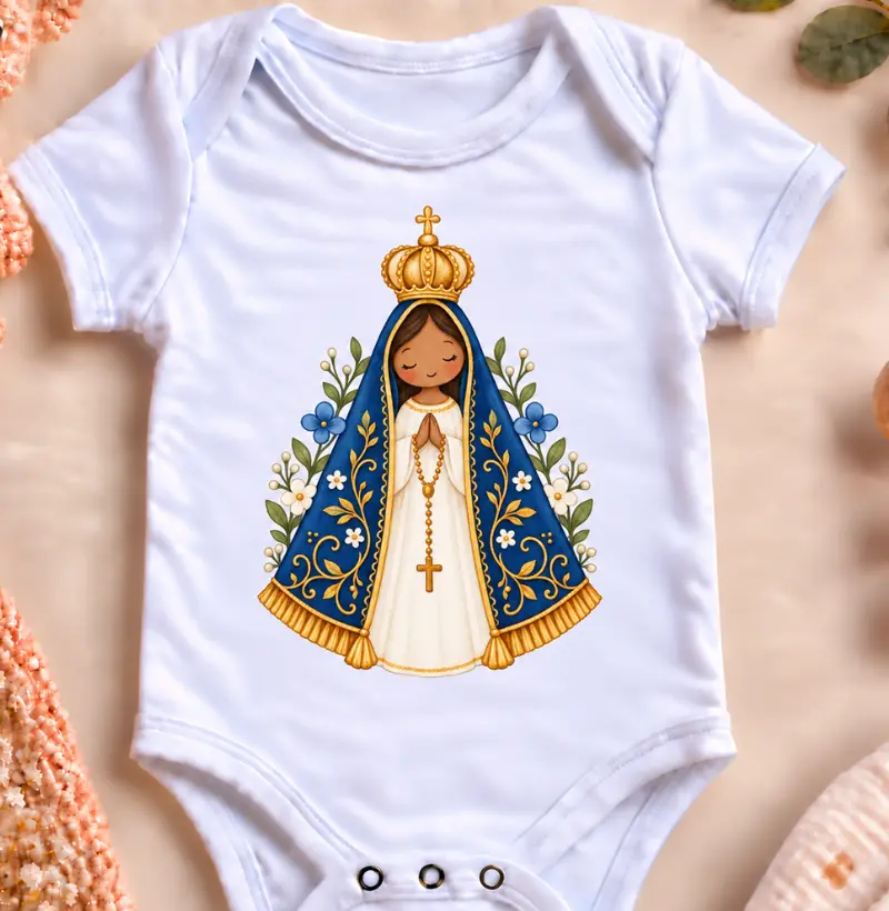 Nossa Senhora Aparecida - Aquarela Florida - Baby