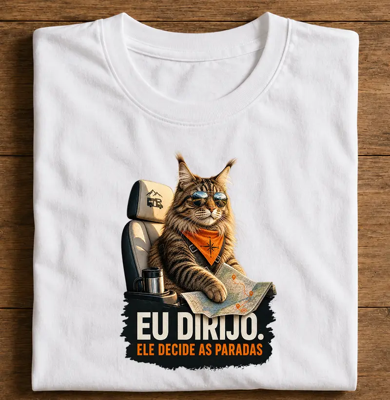 Eu Dirijo. Ele Decide as Paradas — Maine Coon