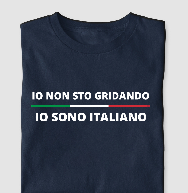 Falando como italiano (em italiano)