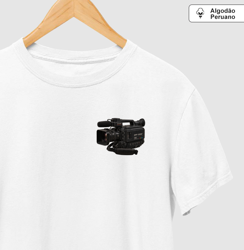 Filmadora - Camiseta Algodão Peruano
