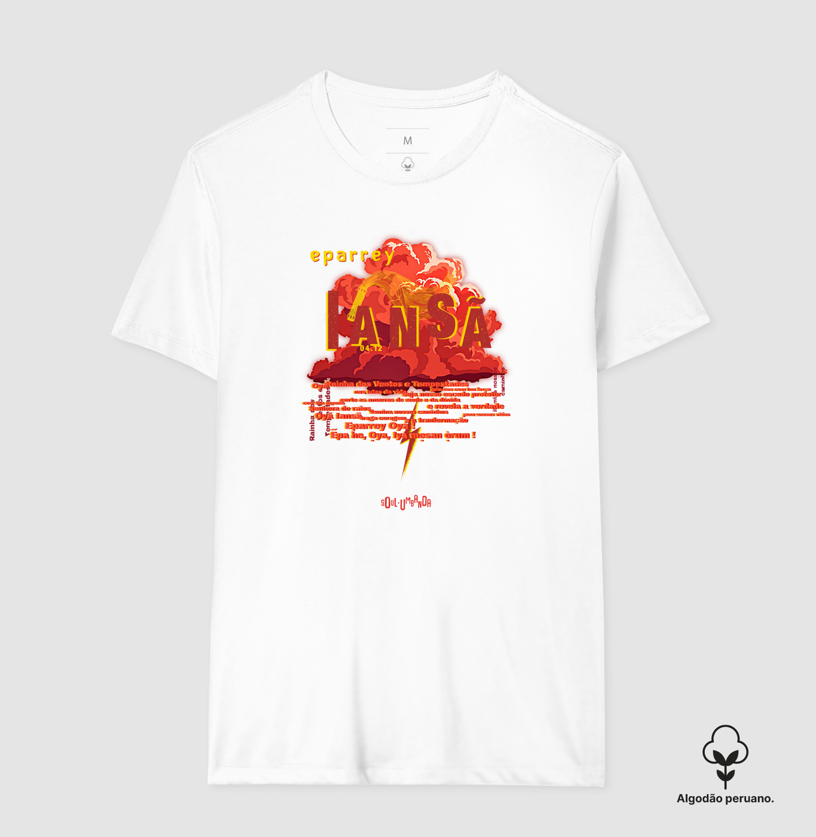 camiseta IANSÃ oração