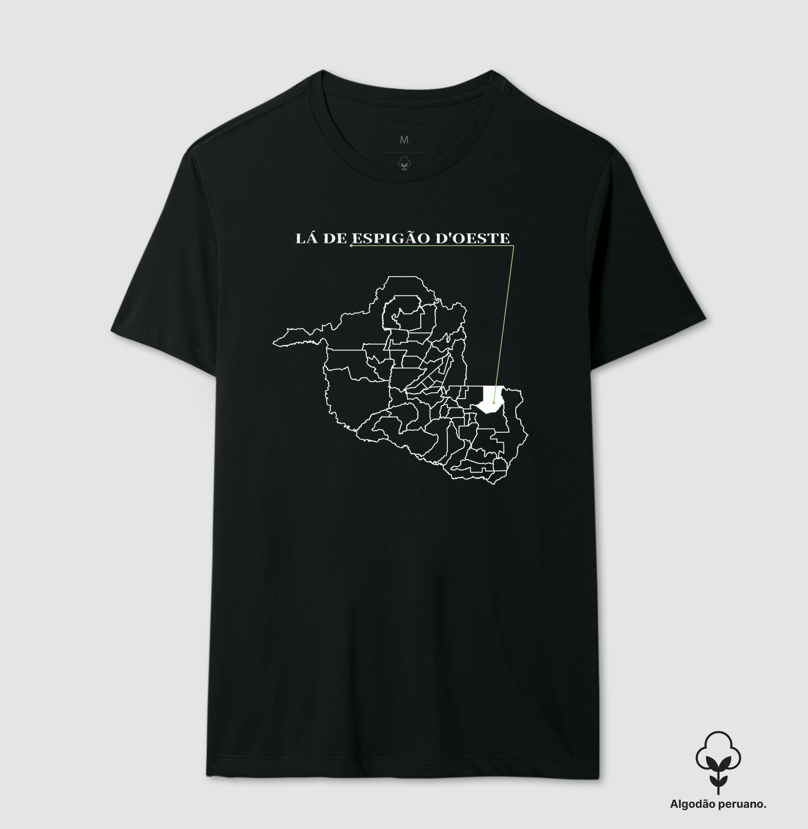 Espigão D'Oeste | Origem RO - Camiseta Algodão Peruano