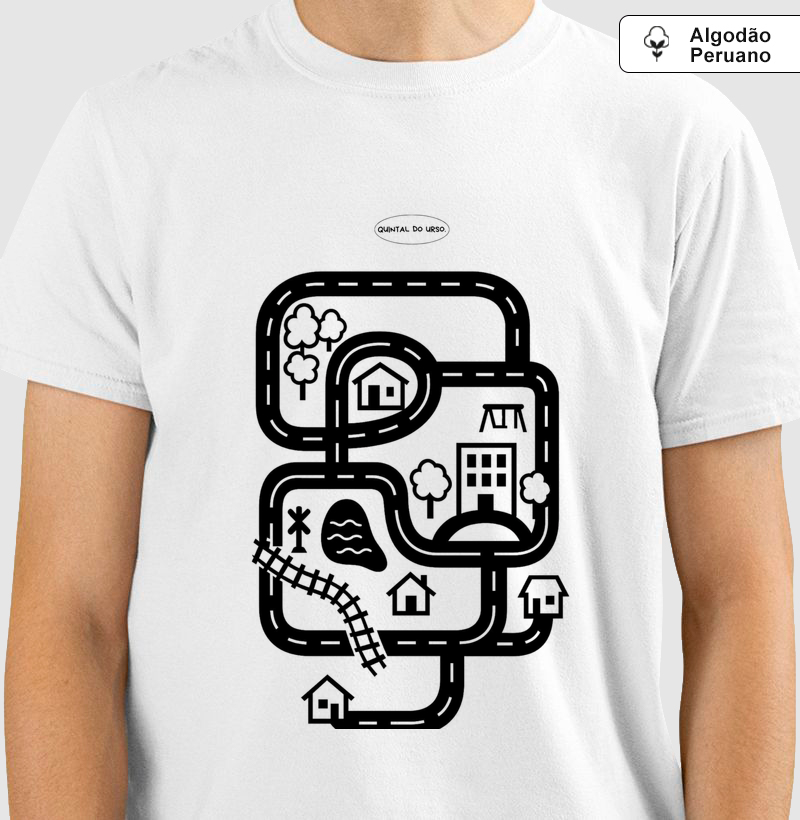 Camiseta pista de criança brincar