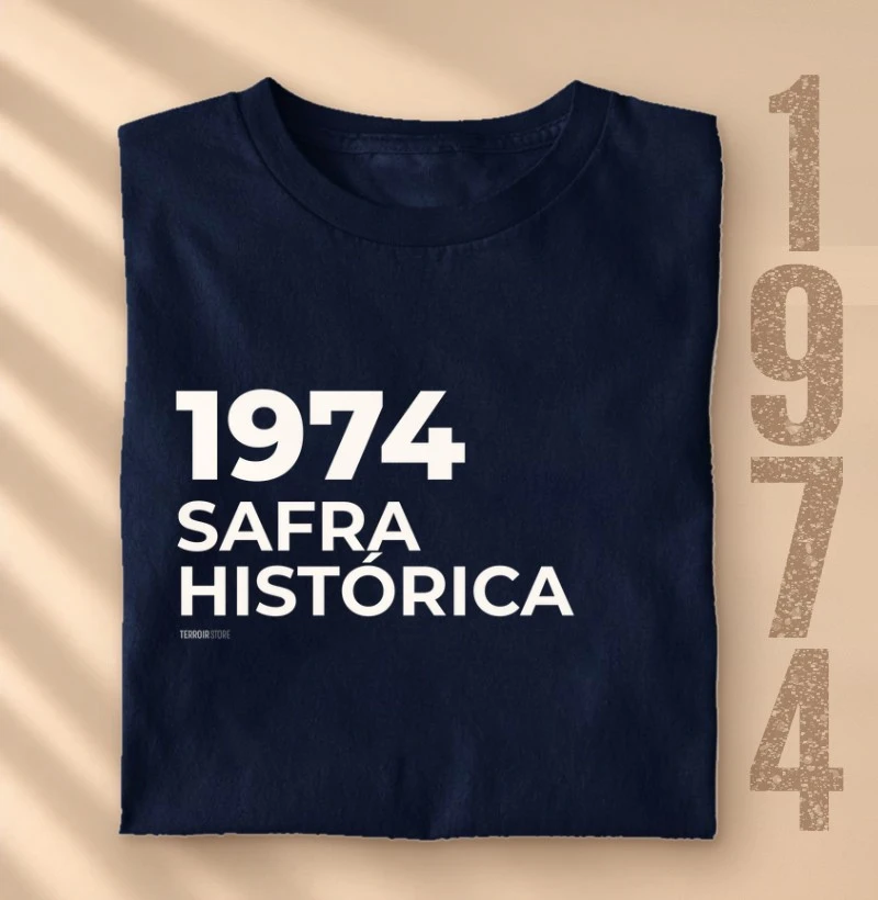 Camiseta Vinho - 1974 • Safra Histórica