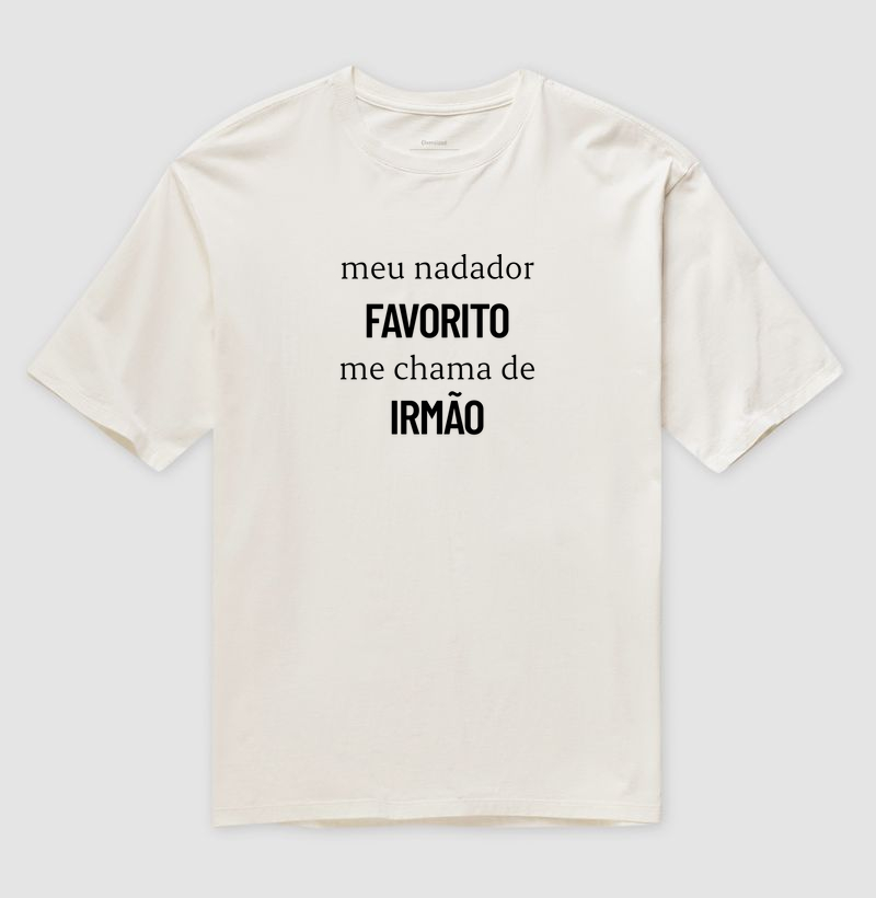 Meu nadador favorito me chama de irmão