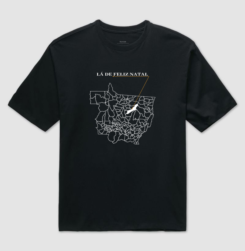 Feliz Natal | Origem MT - Camiseta Oversized