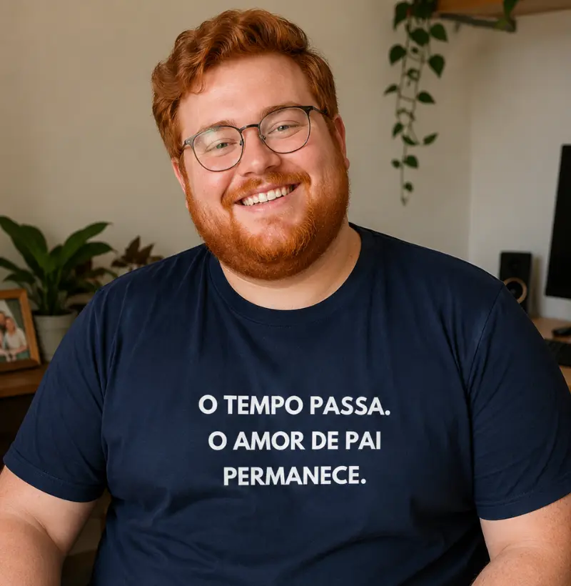 O tempo passa. O amor de pai permanece.