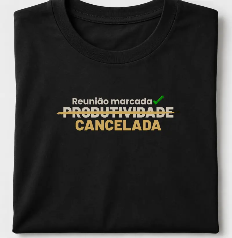 Agenda cheia - Camiseta