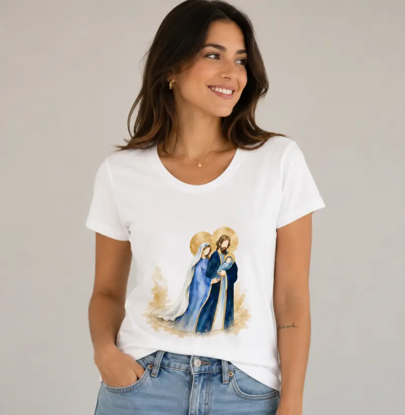 Coleção Sob o Manto - Camiseta “Sagrada Família”