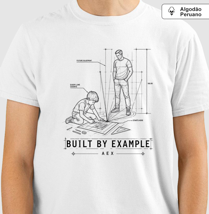 T-shirt Peruano Built by Example