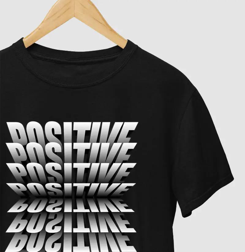 Camiseta  Positive — Algodão Premium