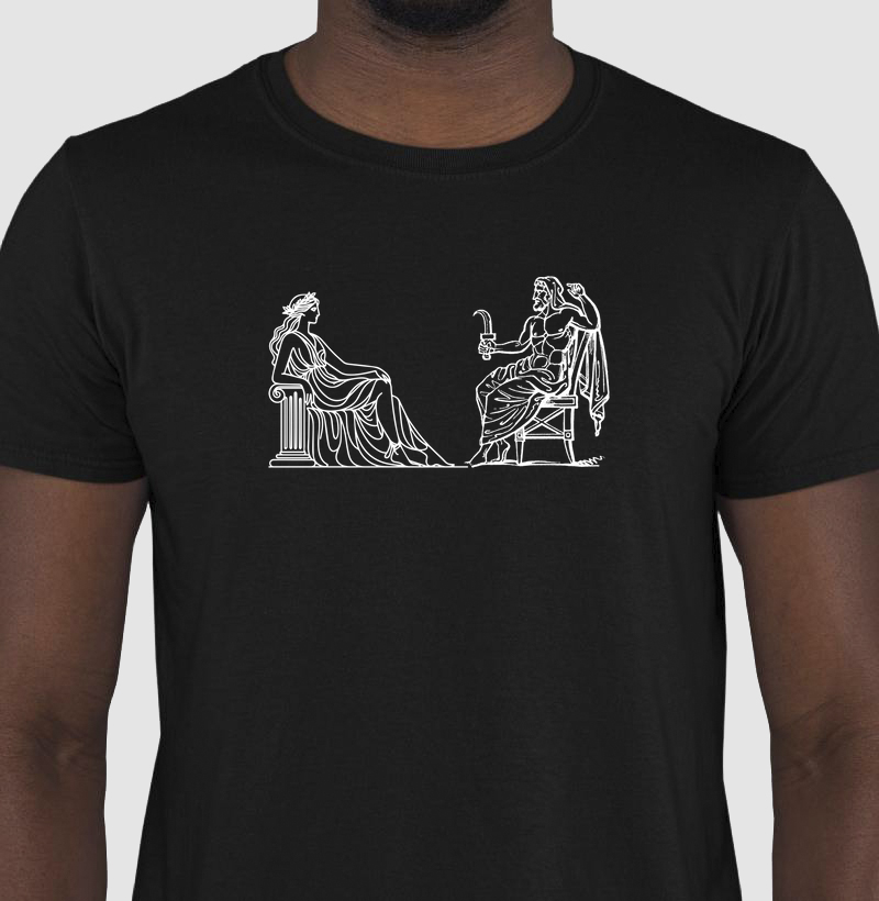 Camiseta Estampada Deuses