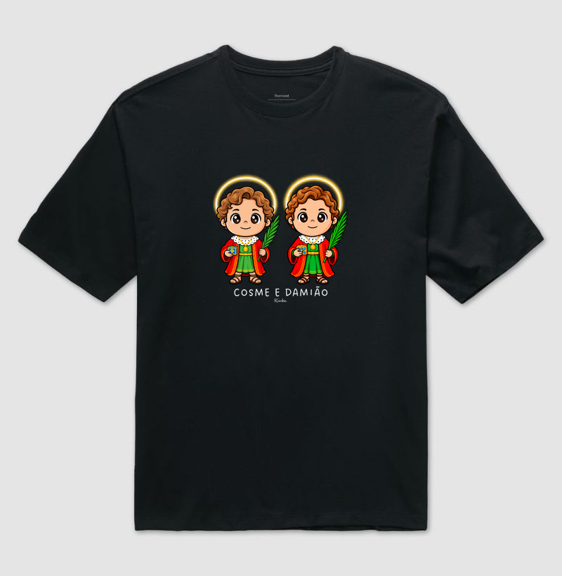 Cosme e Damião TK - Camiseta Oversized