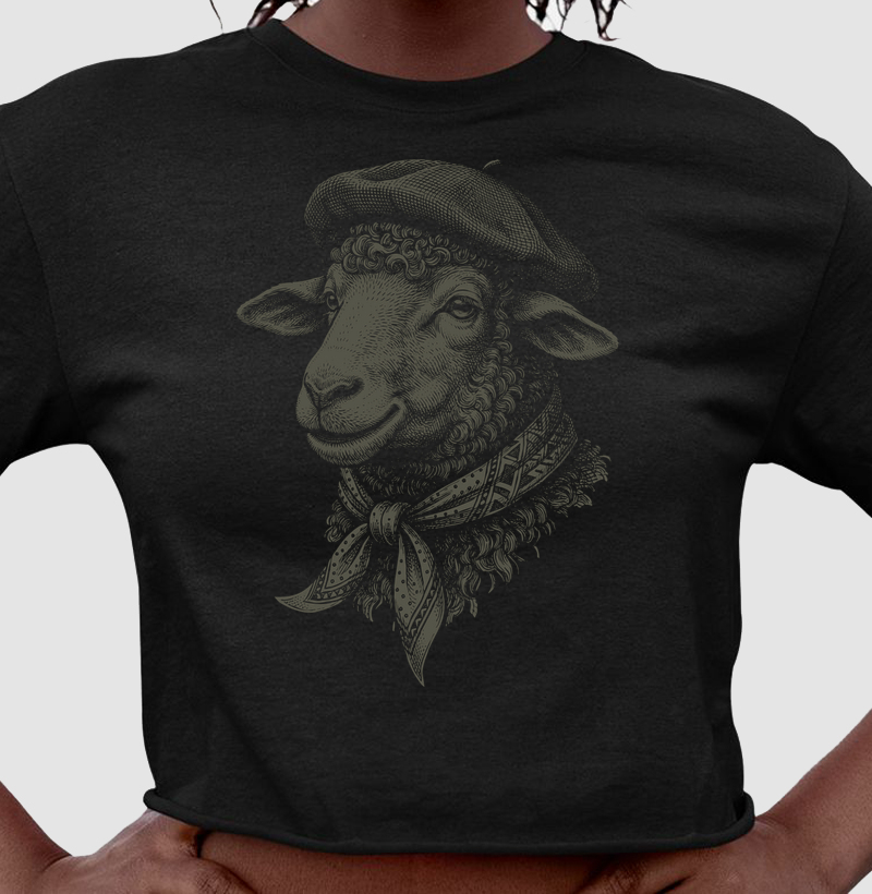 Camiseta Ovelha Crioula - Identidade de Campo