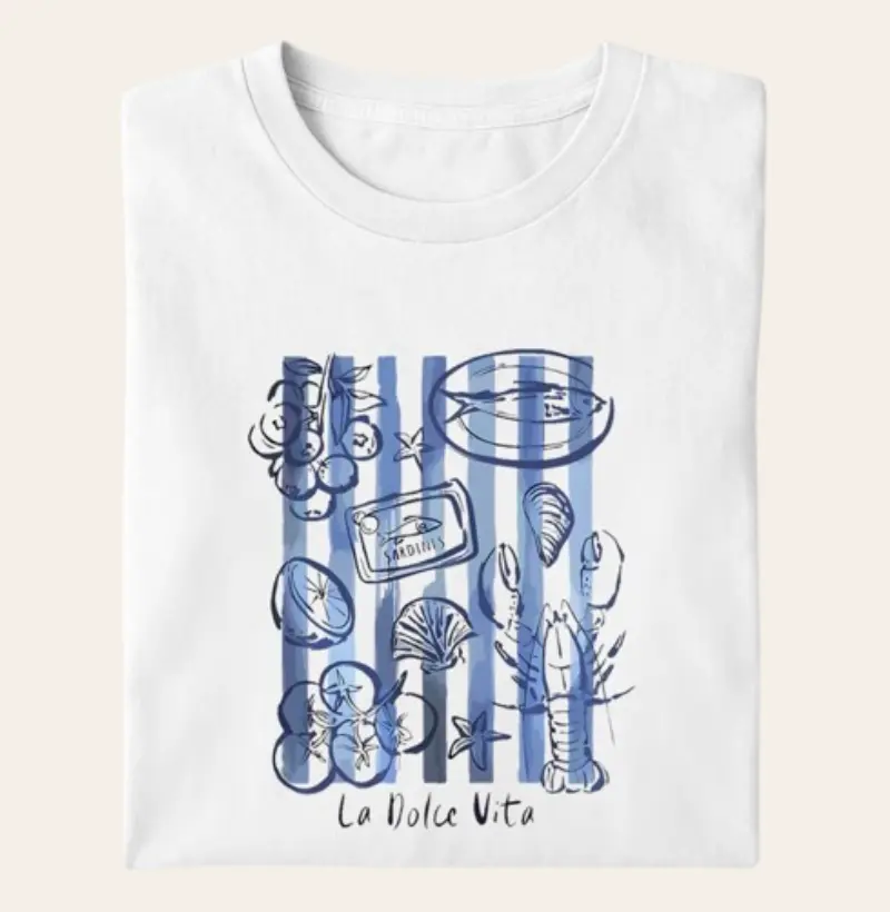 Camiseta Algodão Premium - La Dolce Vita