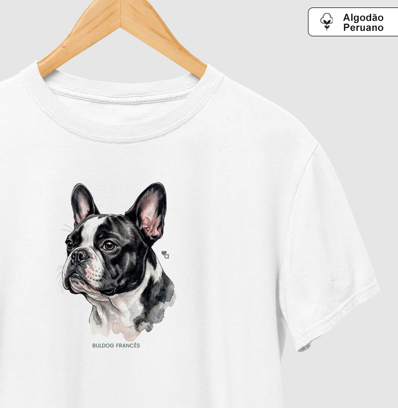 Cães - Buldog Francês - Algodão Peruano