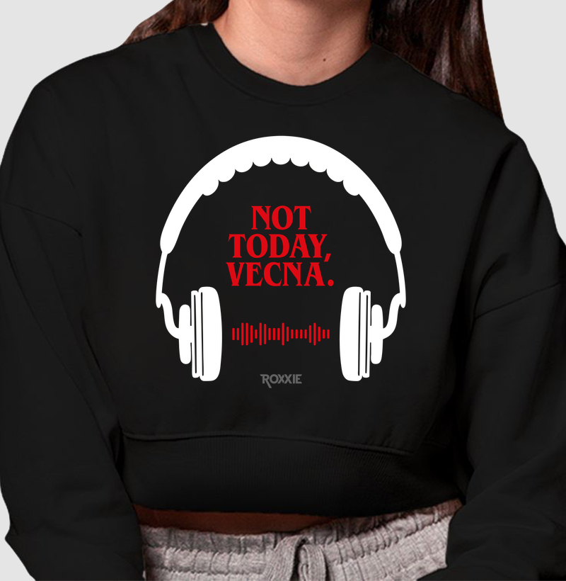 Stranger Collection - Not today, Vecna. - Cropped Moletom