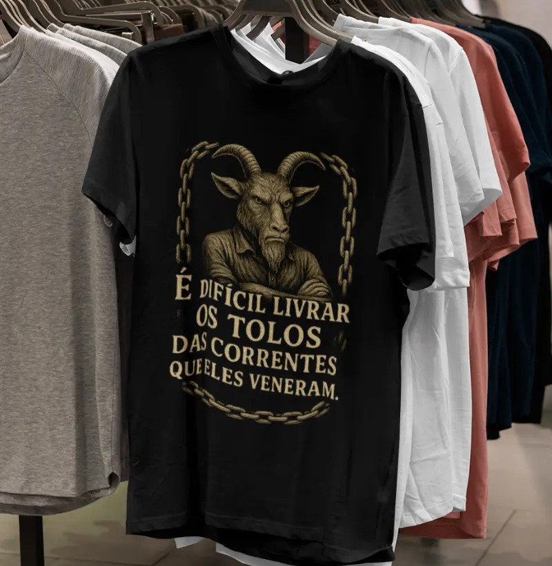 É difícil livrar os tolos das correntes que eles veneram.