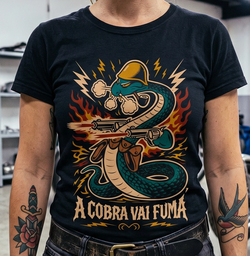 A cobra vai fuma
