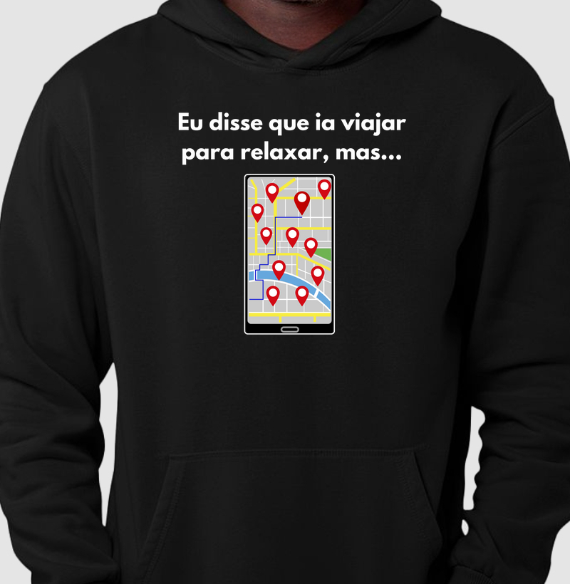 Nada de relaxar - Hoodie Moletom