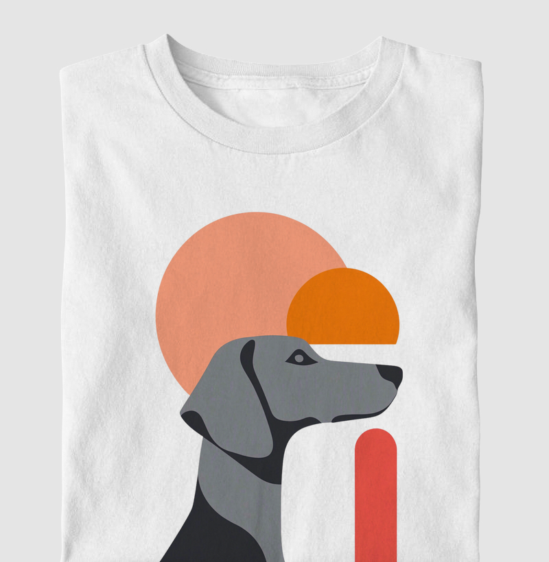 Weimaraner Geometric