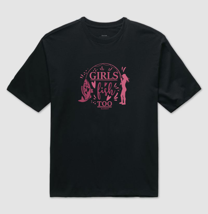 GIRLS FISH TOO - OVERSIZED